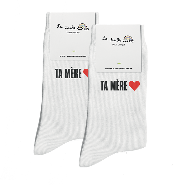 Pack double paire de chaussettes hautes "La Taule"